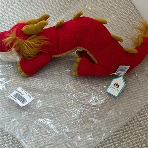 Jellycat Red and Gold Dragon Plush